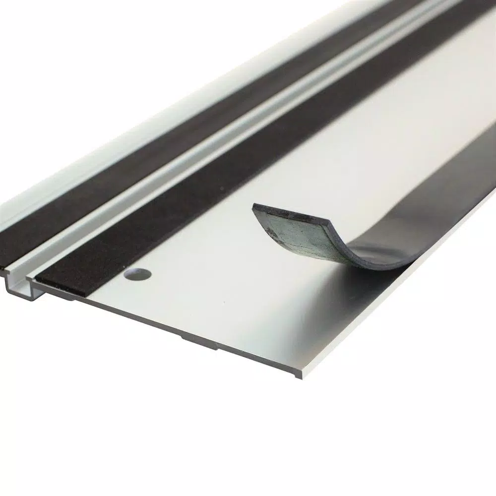 POWERTEC 55 in. Aluminum Track Saw Guide Rail Compatible with Makita and Festool Track Saws