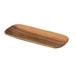 Acaciaware 6-Piece Handcrafted Acacia Wood Oval Serving Tray Set thumbnail 2