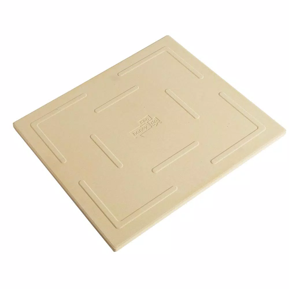 Honey-Can-Do Rectangle Cordierite Pizza Stone - Heat Core for Even Baking