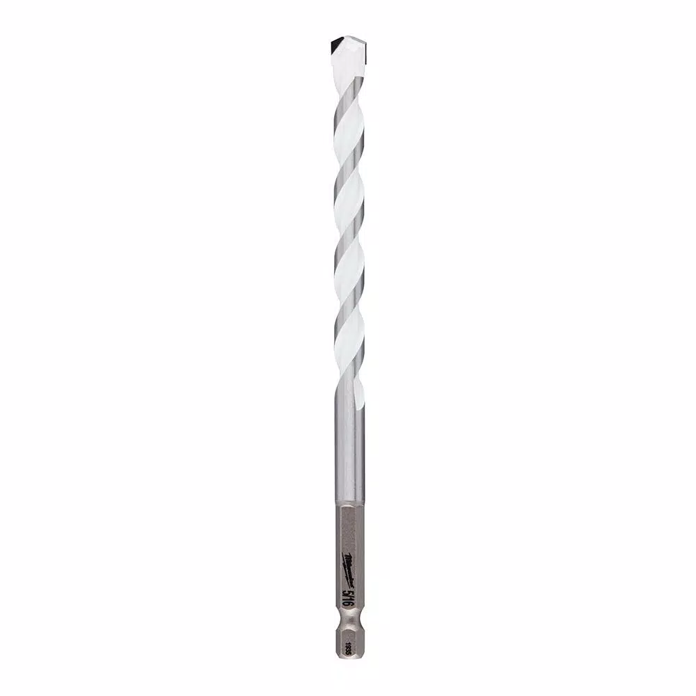 Milwaukee SHOCKWAVE 5/16 in. Carbide Multi-Material Drill Bit, 6 in. Length, 1/4 in. Hex Shank
