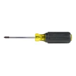 Klein Tools #1 Phillips Head Screwdriver with 3 in. Round Shank and Cushion Grip Handle thumbnail 3