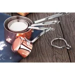 Artaste New Star 4-Piece Brass Plated Stainless Steel Measuring Cup Set thumbnail 7