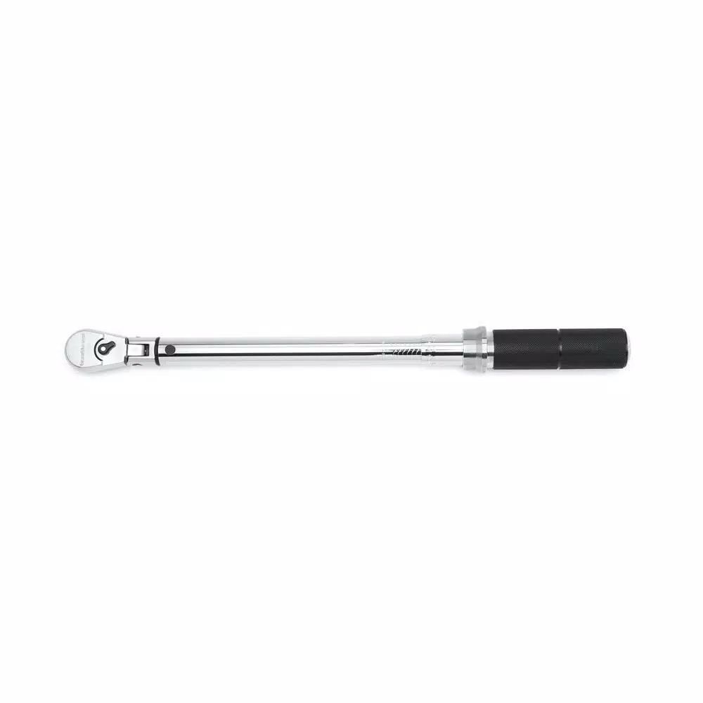GearWrench 1/2 in. Drive Flex Head Micrometer Torque Wrench, 30-250 ft./lbs.