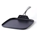 Cooks Standard 11 in. Hard-Anodized Aluminum Nonstick Square Griddle Pan, Black thumbnail 1