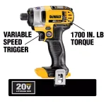 DEWALT 20V MAX Cordless 6-Tool Combo Kit with 3 Batteries and Charger thumbnail 4
