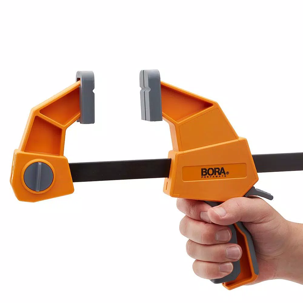 BORA Heavy-Duty 4-Piece Pistol Grip Clamp Set, 12 in. and 24 in.