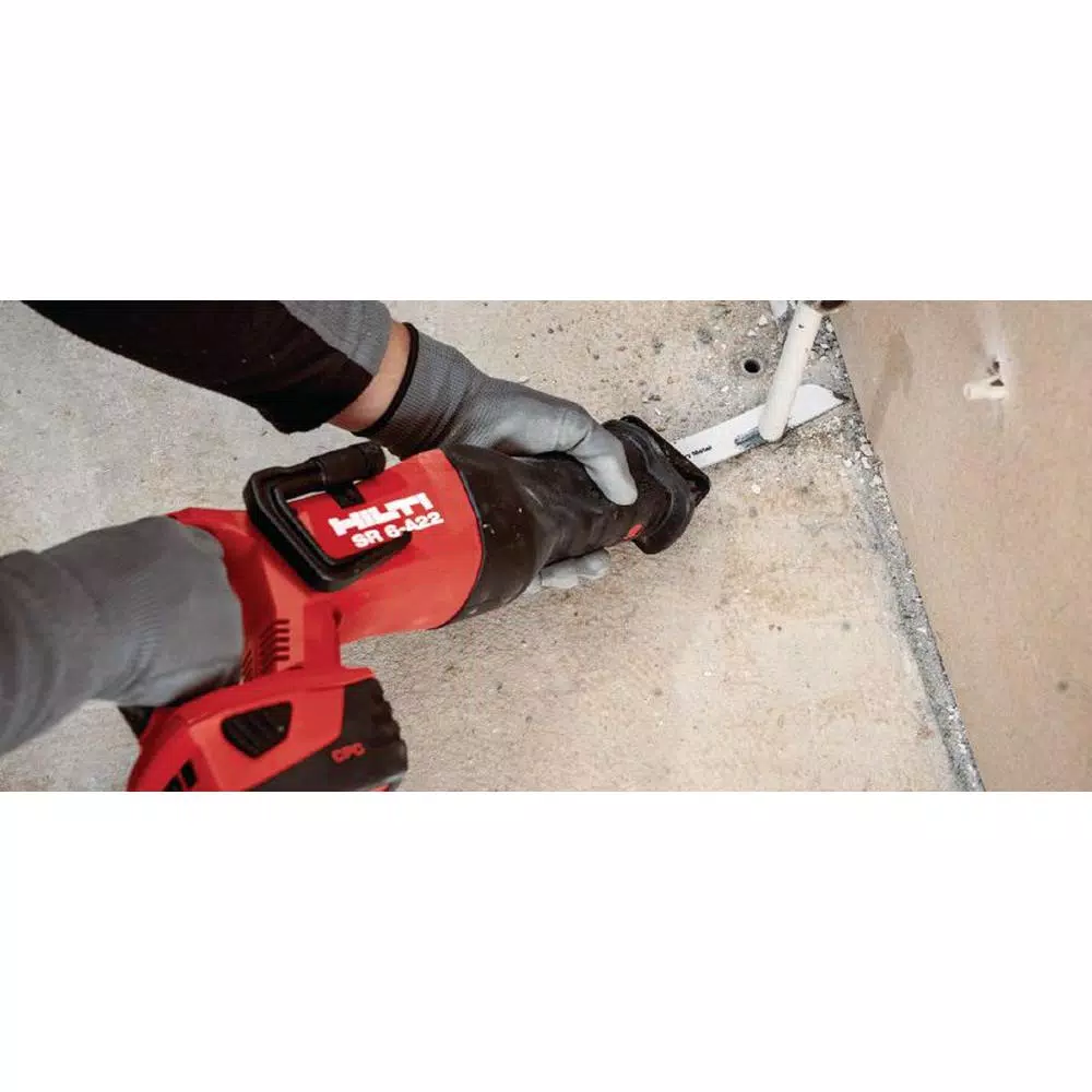 Hilti SR6 A 22V Cordless Brushless Reciprocating Saw Kit with 2 Batteries and Charger