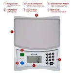 Escali Pana Digital Food Scale with Volume Measurement Mode thumbnail 5