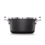 Calphalon Select by Calphalon 6 Qt. Hard-Anodized Nonstick Stock Pot with Glass Lid, Black thumbnail 1