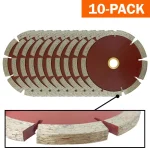GRIP TIGHT TOOLS 5 in. Professional Tuck Point Diamond Blade for Granite, Marble, Concrete & Masonry (10-Pack) thumbnail 1