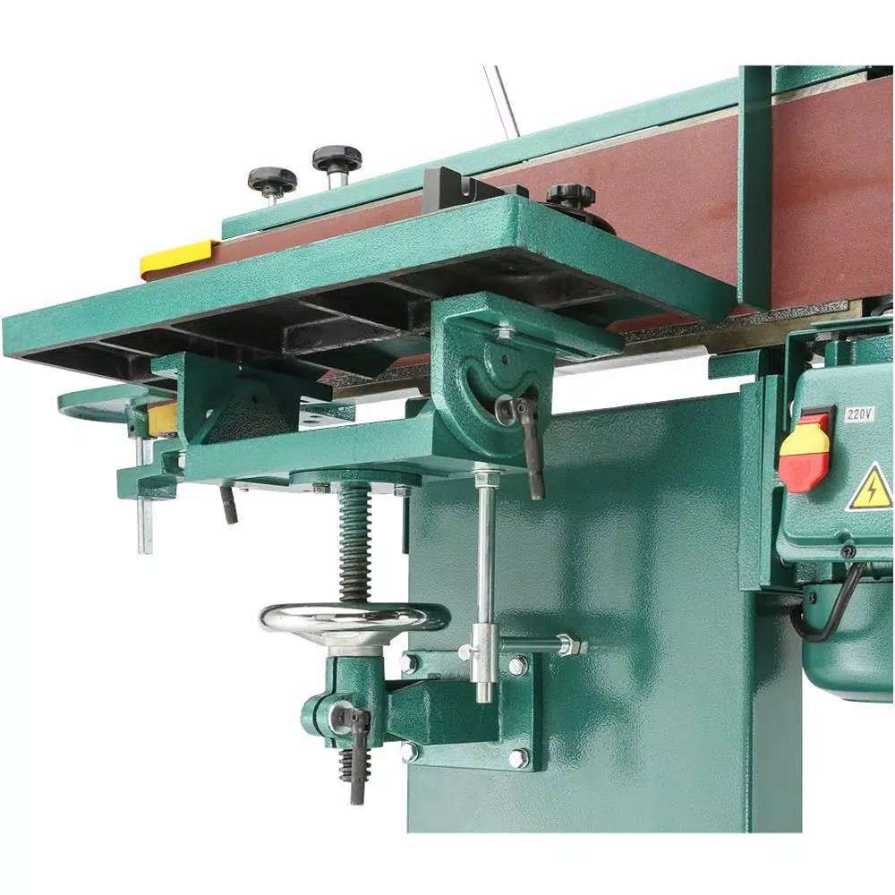 Grizzly Industrial 6 in. x 80 in. Floor Model Edge Sander with Contoured Support Table