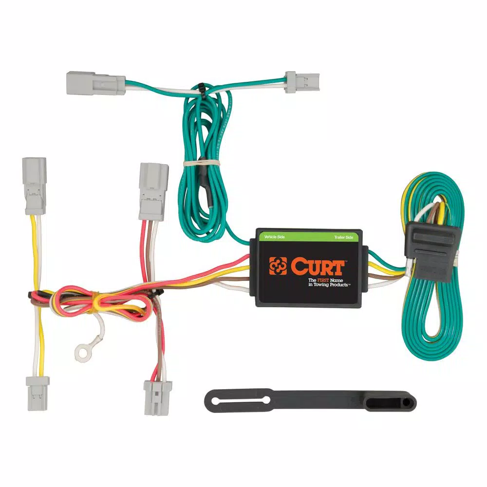 CURT Custom Vehicle-Trailer Wiring Harness for Acura TL, 4-Way Flat Output T-Connector