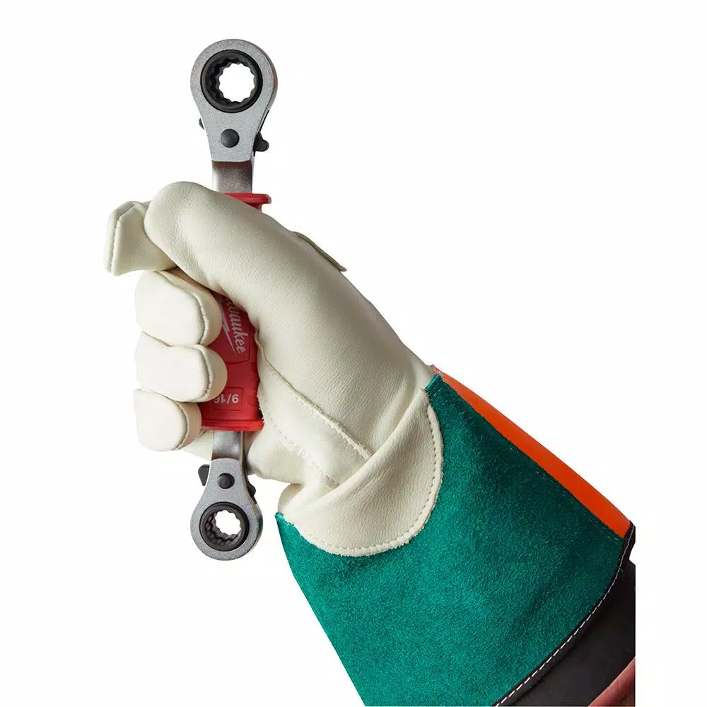 Milwaukee Lineman's 4-in-1 Insulated Ratcheting Box Wrench, 1000V UL Classified
