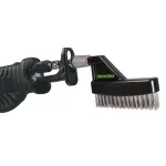 ReciproTools Stainless Steel Wire Offset Brush for Reciprocating Saws thumbnail 3