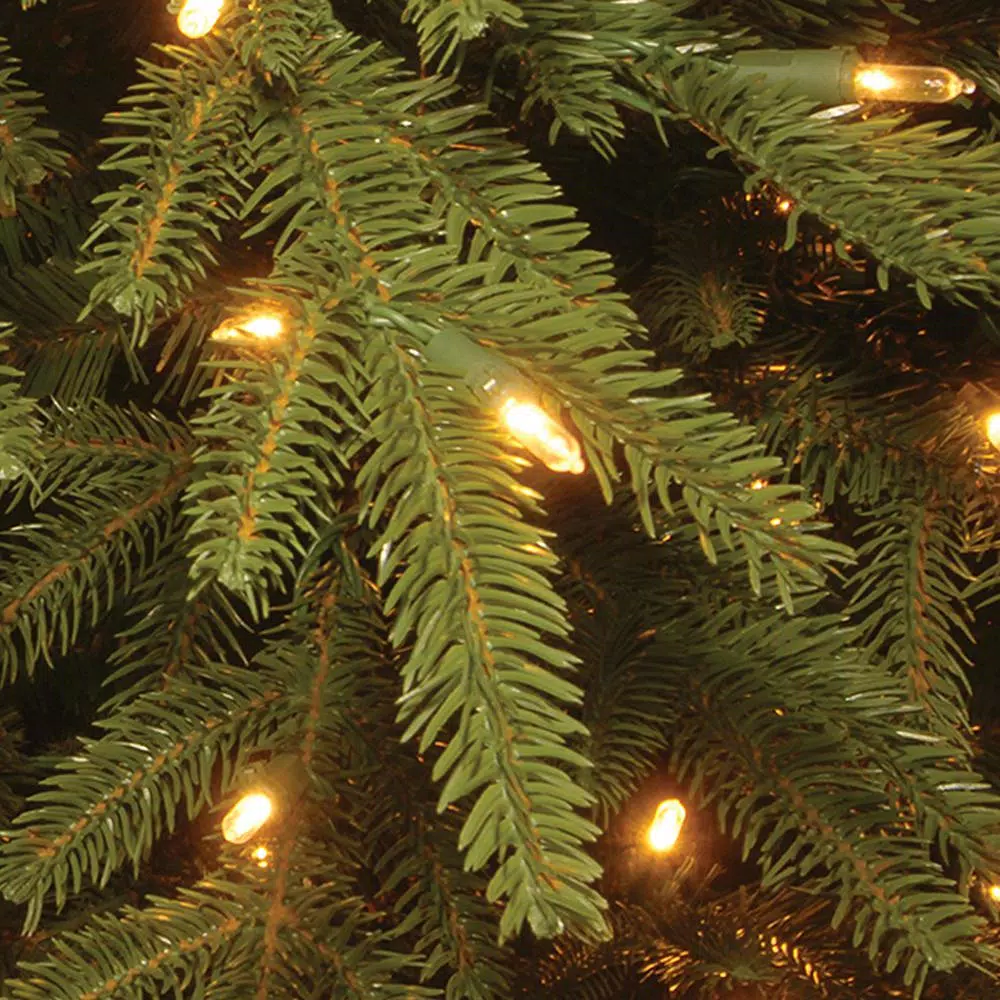 National Tree Company 7.5 ft. Monterey Fir Artificial Christmas Tree with 800 Clear Lights and Feel Real Branch Tips