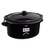 Weston 8 Qt. Black Slow Cooker with Locking Lid and Keep Warm Setting thumbnail 1