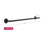 Delta Lyndall 30 in. Towel Bar, Matte Black thumbnail 5