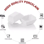MALACASA 2.5 in. White Porcelain Ramekins Set of 12, Ceramic Souffle Dishes and Serving Bowls thumbnail 3