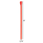 Great Northern Popcorn Company Red Spoon Straws, Plastic, 200 Count Case thumbnail 2