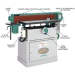 Grizzly Industrial 6 in. x 108 in. Oscillating Edge Sander with Cast Iron Table and 3 Spindle Drums thumbnail 2