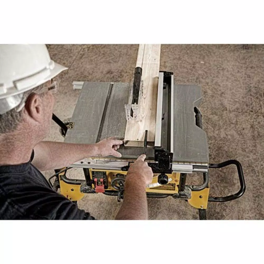 DEWALT 10 in. Job Site Table Saw with Rolling Stand & Bonus ATOMIC 20V MAX 1/2 in. Drill Driver Kit