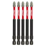 Milwaukee SHOCKWAVE 3.5 in. Phillips #2 Impact Duty Steel Driver Bits, 5-Pack thumbnail 1