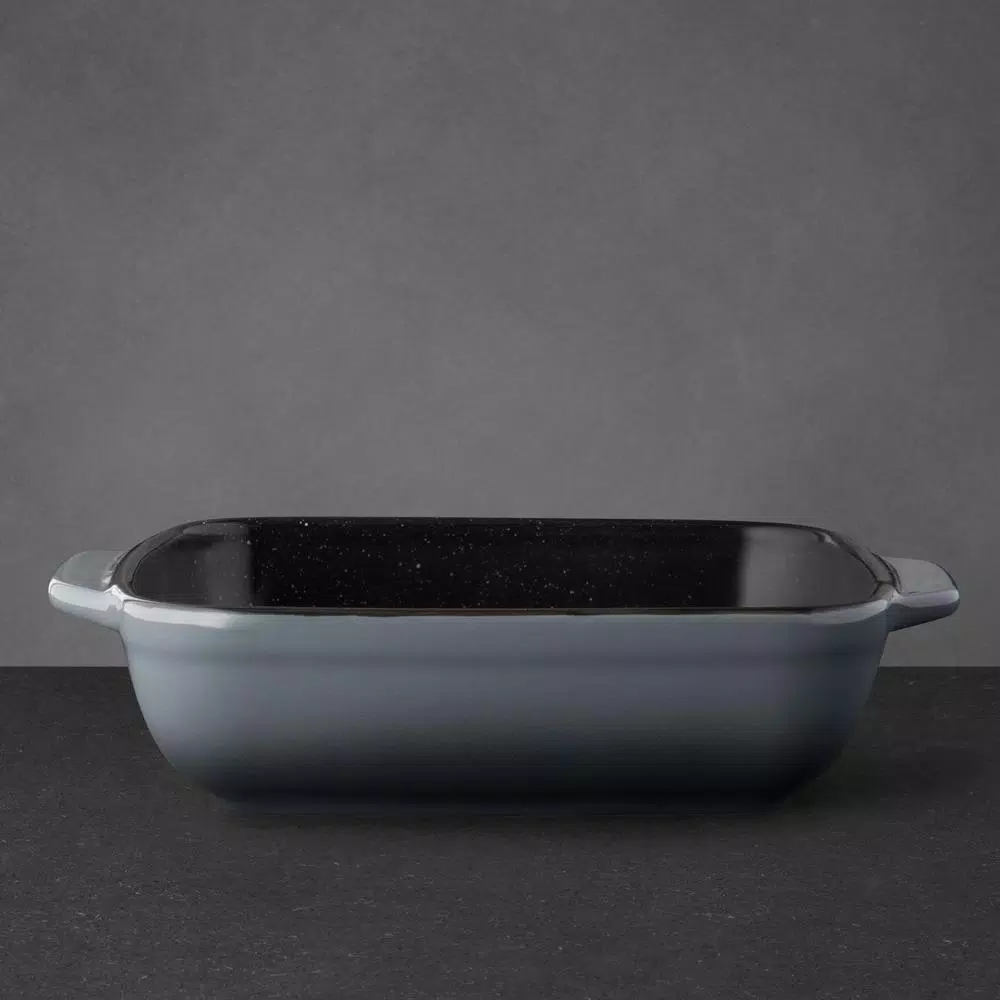 BergHOFF GEM 2-Piece Stoneware Oval Baking Dish Set, Gray