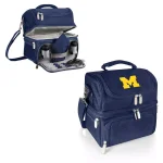 ONIVA Pranzo Michigan Wolverines Navy Insulated Lunch Bag with Utensil Set thumbnail 2