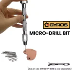 Gyros Carbon Steel Wire Gauge Drill Bit Dome Set, #61 - #80 (20-Piece) thumbnail 6