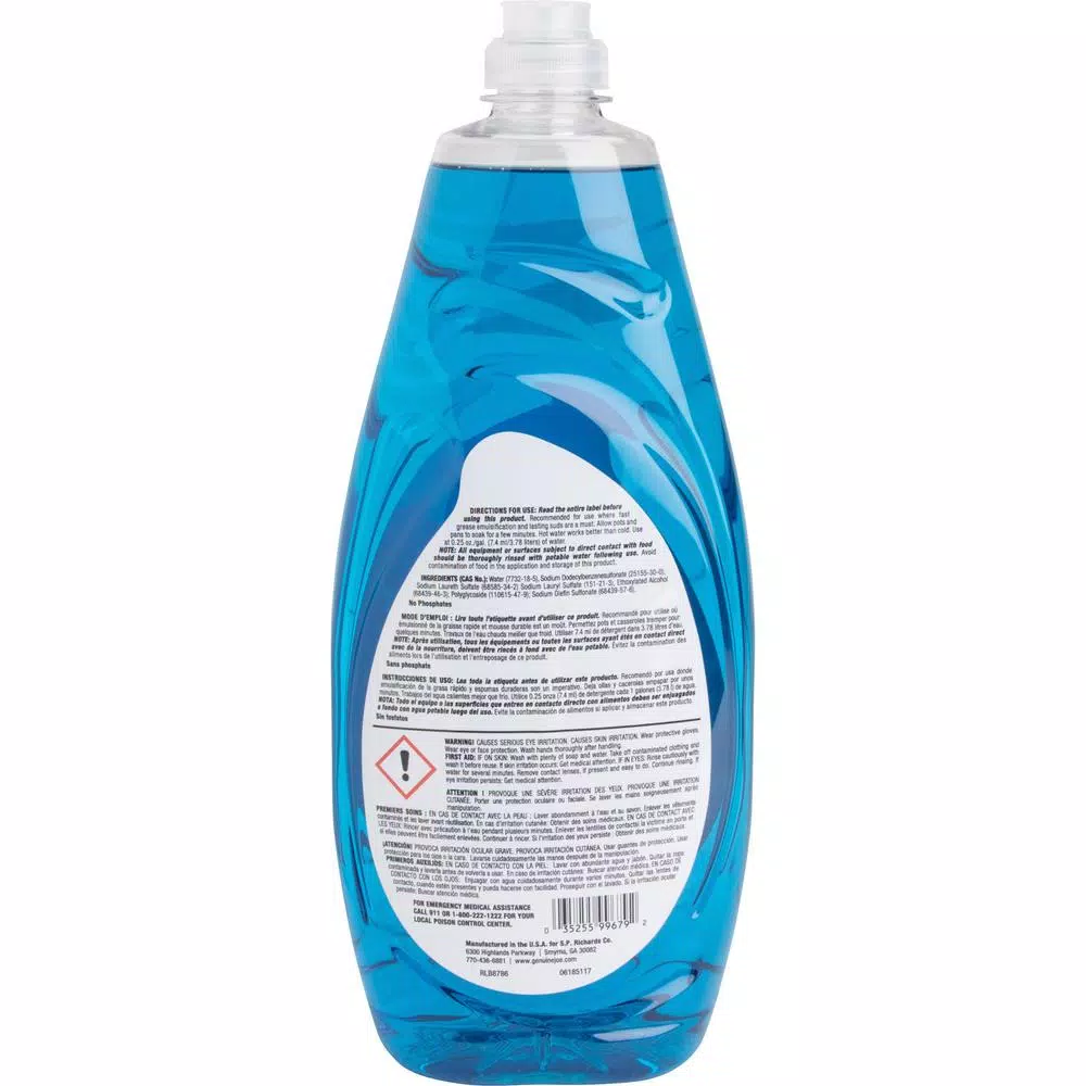 Genuine Joe Premium Dish Detergent - 38 oz. Concentrated Liquid Dishwashing Soap