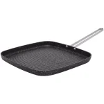 Starfrit The Rock 10.2 in. Aluminum Nonstick Grill Pan, Black Speckle thumbnail 3
