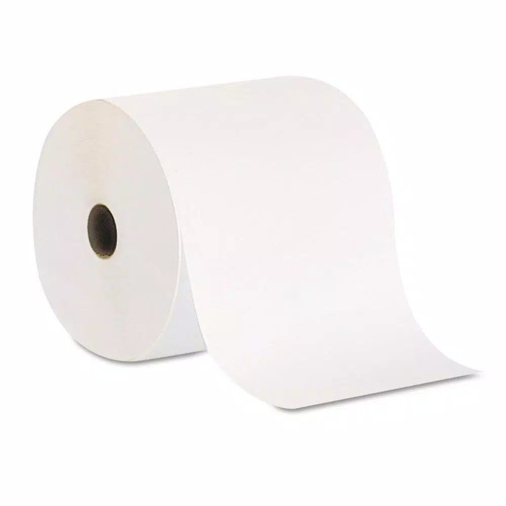Georgia-Pacific Pacific Blue White Hardwound Nonperforated Paper Towels, 7.78 x 800 ft, 6 Rolls per Carton