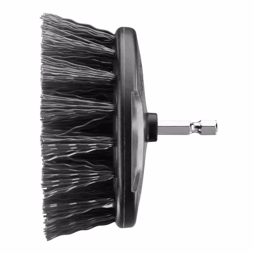 RYOBI Hard Bristle Brush Cleaning Kit, 2-Piece Hex Shank Set