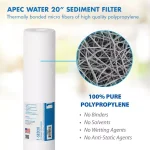 APEC Water Systems APEC 5 Micron High Capacity Sediment Pre-Filter, 20 in. x 2.5 in. Commercial Grade thumbnail 3