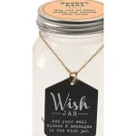 Stonebriar Collection Top Shelf Glass Bucket List Wish Jar Kit with 100 Tickets and Pen thumbnail 6