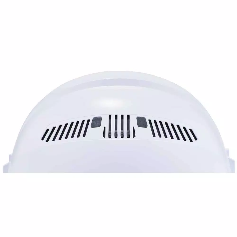 Ergodyne Skullerz 8973 Class C Full Brim Vented Hard Hat with Ratchet Suspension - White