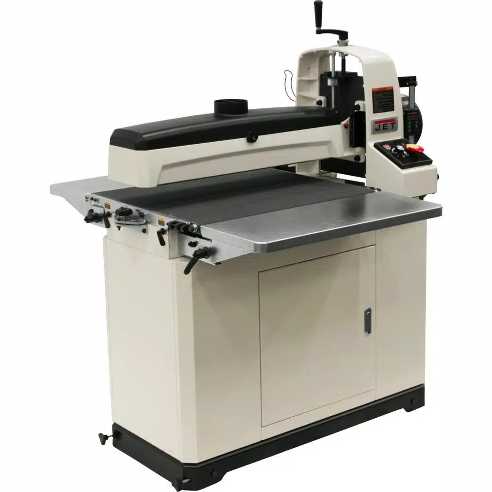 Jet JWDS-2550 115V Drum Sander with Closed Stand, 1.75 HP, Variable Speed