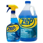 ZEP Streak Free Glass Cleaner with Refill Kit, Professional Strength Ammonia-Based Formula, 128 oz thumbnail 1