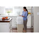 Glad ForceFlex 13 Gallon Tall Kitchen Drawstring Trash Bags, Fresh Clean Scent with Febreze, 110 Count thumbnail 7