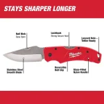 Milwaukee 3 in. Lockback Pocket Knife with Stainless Steel Blade thumbnail 2