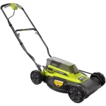 RYOBI 40V 18 in. 2-in-1 Cordless Lithium-Ion Walk Behind Push Mower with (2) 4 Ah Batteries and Charger thumbnail 9