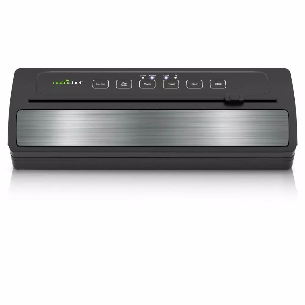 NutriChef Automatic Electric Vacuum Sealer with Reusable Bags and Roll Cutter