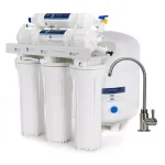 Olympia Water Systems 5-Stage Under-Sink Reverse Osmosis Water Filtration System with 50 GPD Membrane & Brushed Nickel Faucet thumbnail 1
