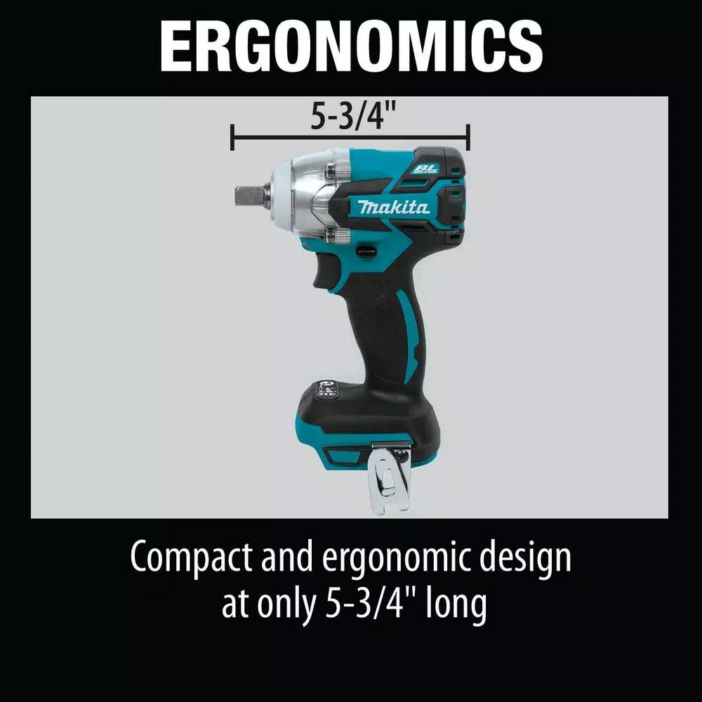 Makita 18V LXT Brushless 1/2 in. 3-Speed Impact Wrench (Tool Only)