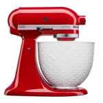 KitchenAid 5 Qt. White Mermaid Lace Textured Ceramic Mixing Bowl for Tilt-Head Stand Mixers thumbnail 2