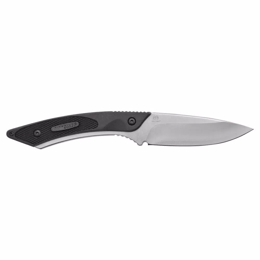 Western Coil 8 in. Fixed Blade Knife with 3.25 in. Titanium Bonded 420 Steel Drop Point Blade