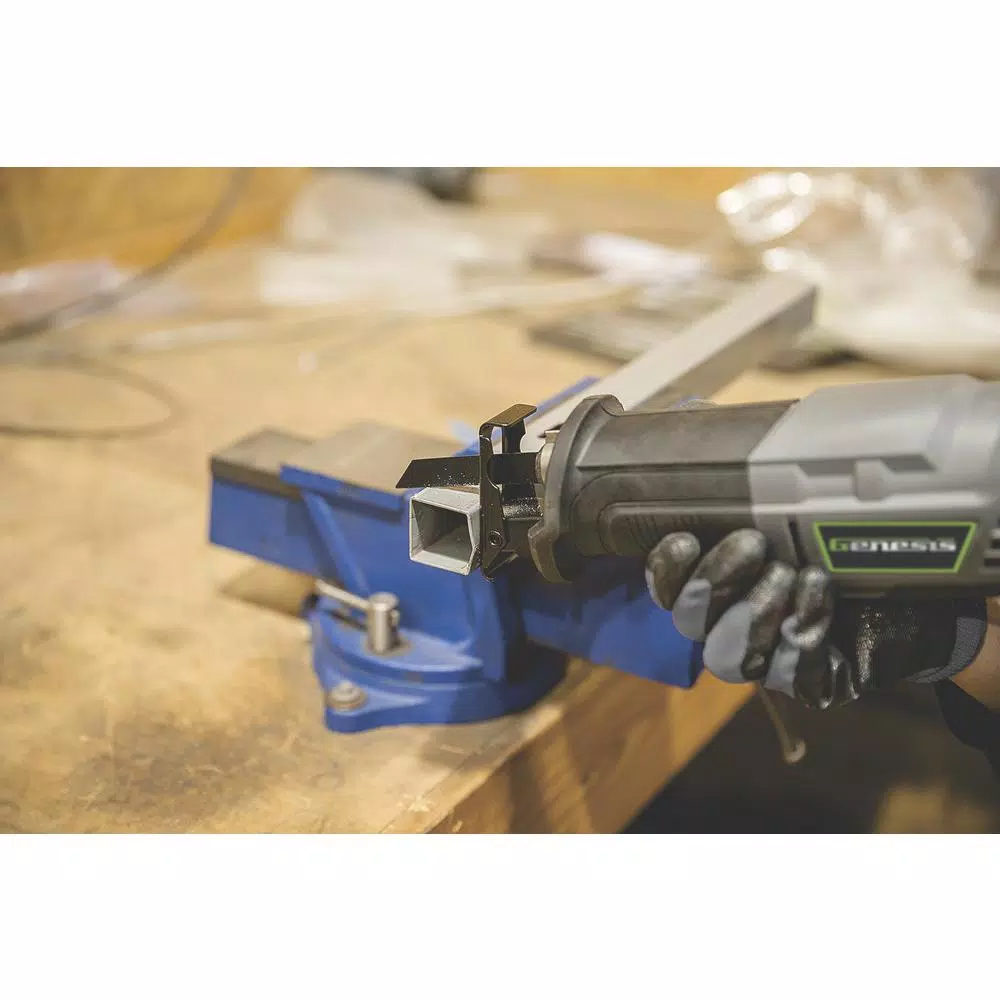 Genesis 20V Cordless Variable Speed Reciprocating Saw Kit with 2Ah Battery, Charger, and 2 Blades