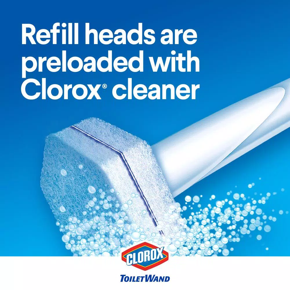 Clorox ToiletWand Disinfecting Toilet Bowl Cleaner Refill Pads, 20-Count