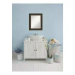 Amanti Art Milano 25 in. W x 31 in. H Rectangular Beveled Edge Bathroom Vanity Mirror, Dark Bronze thumbnail 5