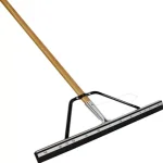 Quickie Professional 24 in. Floor Squeegee with 60 in. Hardwood Handle for Commercial and Residential Use thumbnail 1